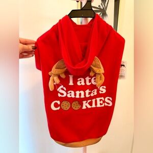 PETCO DEER COOKIE FIEND PET HOODIE- NWT